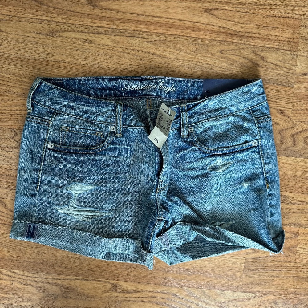 American Eagle MIDI Denim Shorts